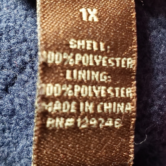 Bit & Bridle Purple & Black Quilted Vest Size 1X - Picture 7 of 8